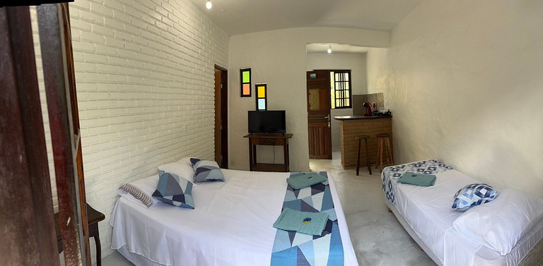 Chalé com Cozinha e Churrasqueira em Maresias