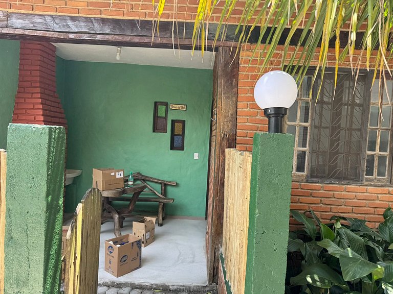 Chalé com Cozinha e Churrasqueira em Maresias