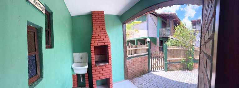 Chalé com Cozinha e Churrasqueira em Maresias