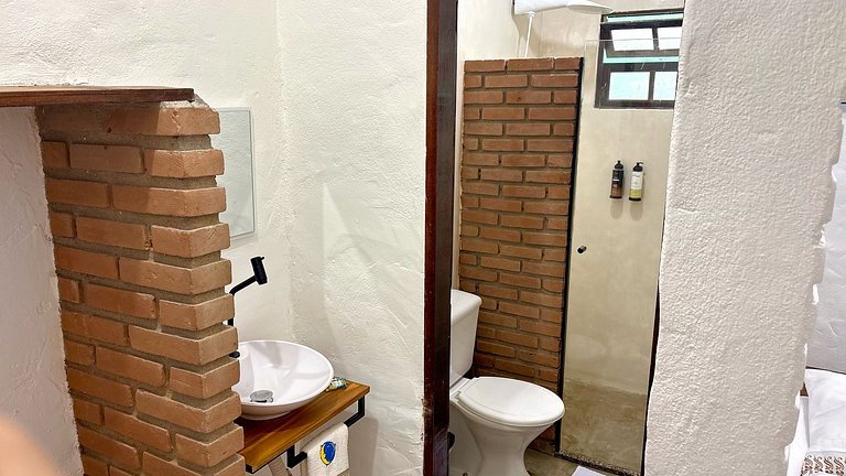 Chalé com Cozinha e Churrasqueira em Maresias