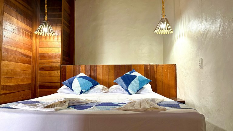 Chalé com Cozinha e Churrasqueira em Maresias