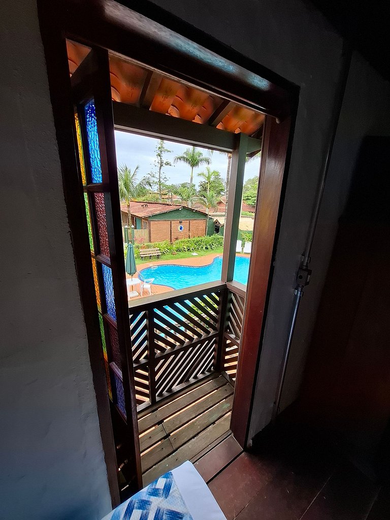 Chalé com Cozinha e Churrasqueira em Maresias