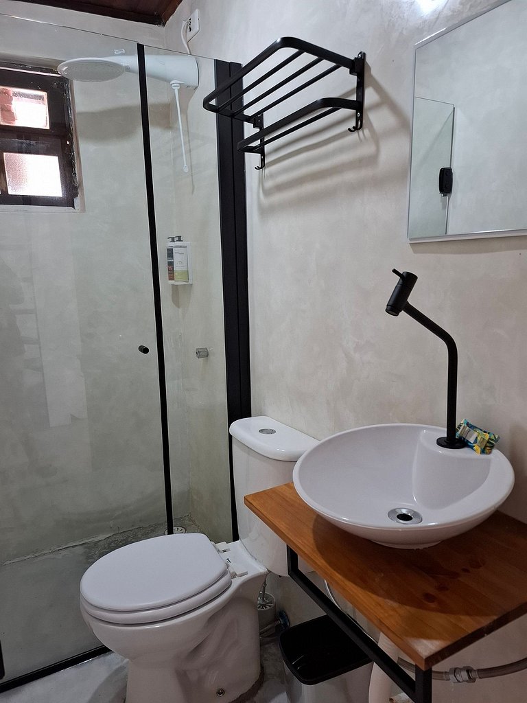 Chalé com Cozinha e Churrasqueira em Maresias