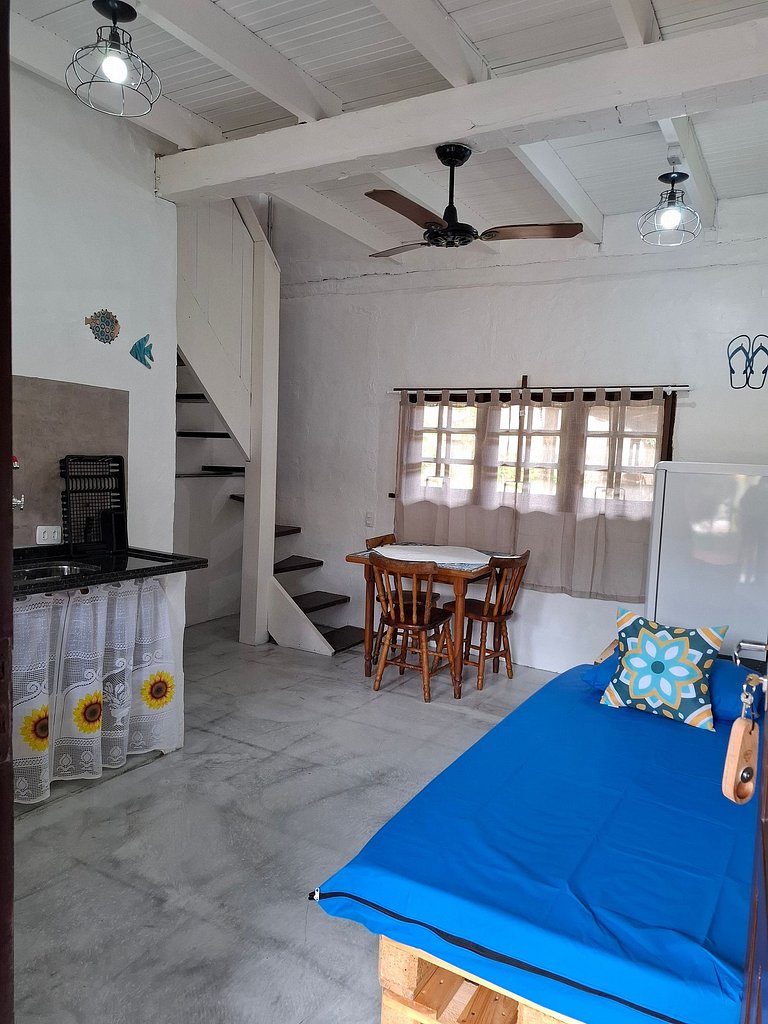 Chalé com Cozinha e Churrasqueira em Maresias