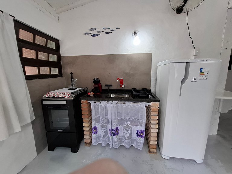 Chalé com Cozinha e Churrasqueira em Maresias