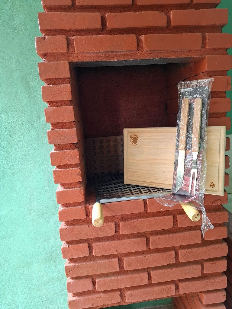 Chalé com Cozinha e Churrasqueira em Maresias